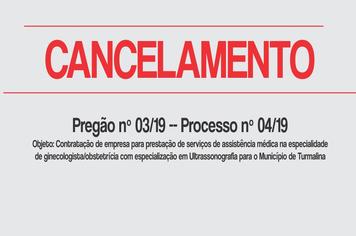 Pregão Presencial nº 03/2019 - Ginecologista/Obstetrícia