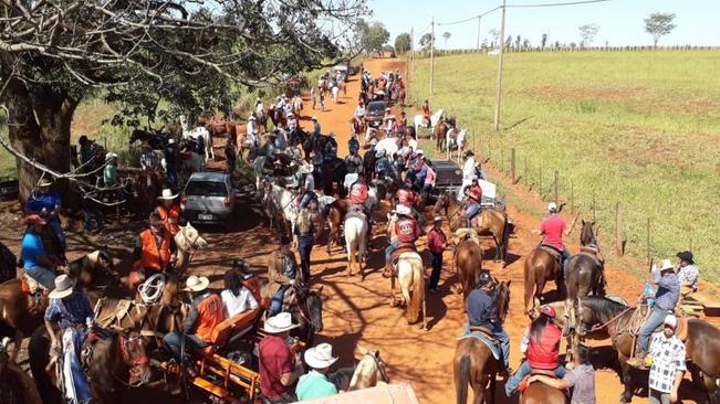 5ª edição da cavalgada em comemoração ao aniversário de Fátima Paulista
